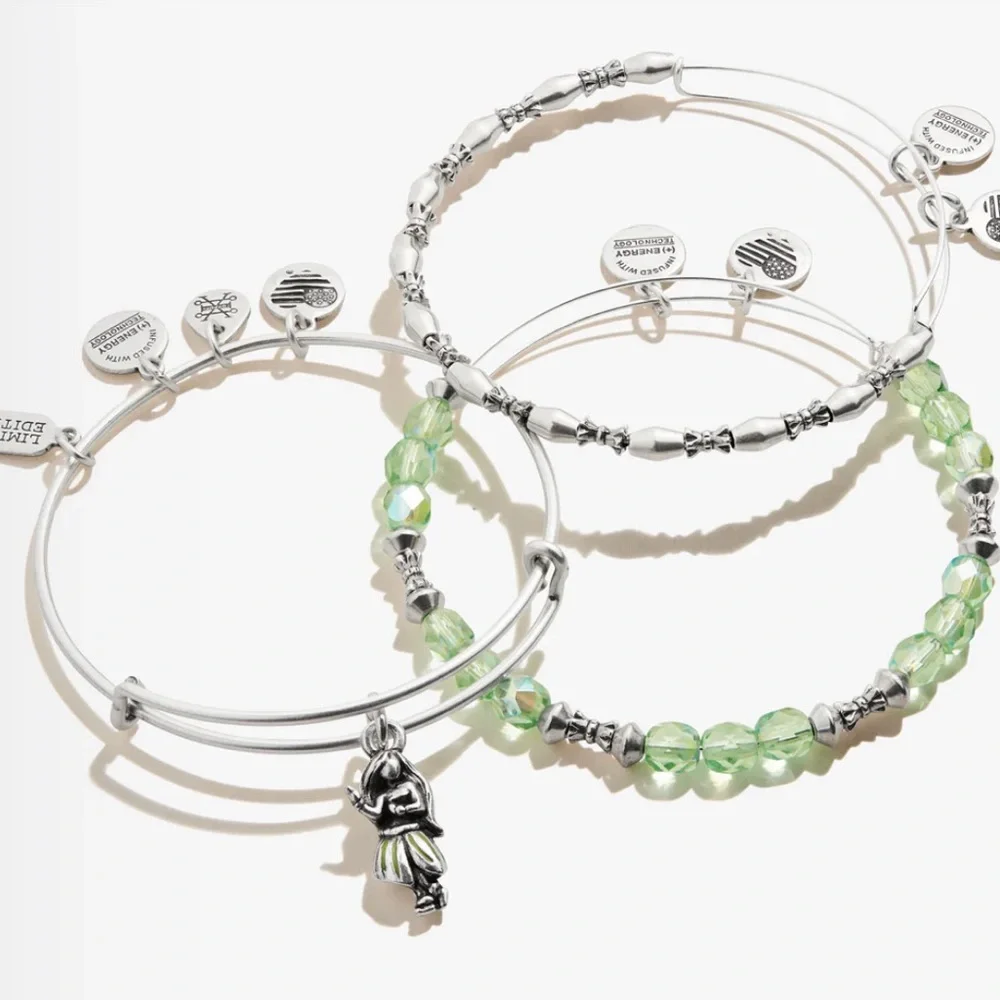 Alex and Ani hula Hawaii bracelet set - Picture 1 of 4